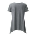 thumbnail image 4 of Juebong Lightning Deals 2024 Women's Nursing Tunics Tops Maternity T-Shirts Breastfeeding Blouses Shirts Summer Short Sleeves Double Layer Pregnancy Tee Mama Clothes, 4 of 4