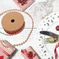 thumbnail image 4 of GOOHOCHY 1 rollo de cinta para envolver regalos con temática navideña para hacer moños y manualidades navideñas., 4 of 8