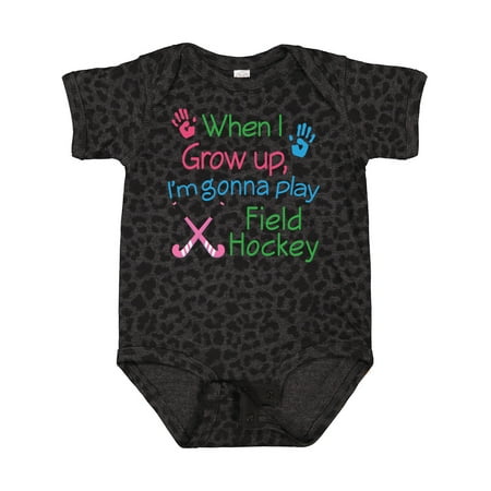 

Inktastic Future Field Hockey Player Gift Baby Boy or Baby Girl Bodysuit