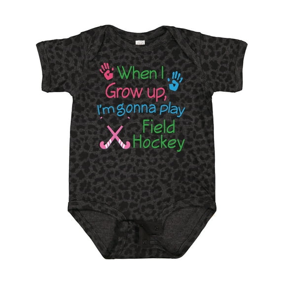 Inktastic Future Field Hockey Player Boys or Girls Baby Bodysuit