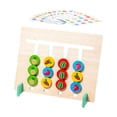thumbnail image 1 of Rompecabezas de diapositivas de combinación de colores Juguetes STEM de educación temprana Juguetes de madera Rompecabezas Animal, 1 of 9