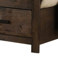 thumbnail image 4 of Frio California King Storage Bed 2 Drawers Low Platform Rustic Brown, 4 of 5