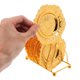 thumbnail image 3 of unbranded 6Ud Posavasos Redondos Dorados Con Soporte Ideal Para Banquetes Y Eventos Sofisticados, 3 of 6