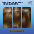 thumbnail image 6 of Clairol Nice'n Easy Permanent Hair Color Cream, 6 Light Brown, Hair Dye, 1 Application, 6 of 10