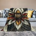 thumbnail image 5 of FCXZI Home Leisure Flannel Blanket Flower Diamond Art Deco Soft Warm 50*60in, 5 of 7