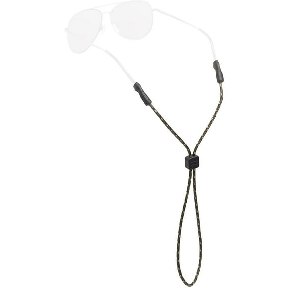 Chums Universal Fit 3mm Eyewear Retainer - Olive/Gold/Black