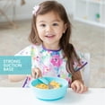 thumbnail image 2 of Bumkins Baby Silicone Grip Bowl: Blue, 2 of 6