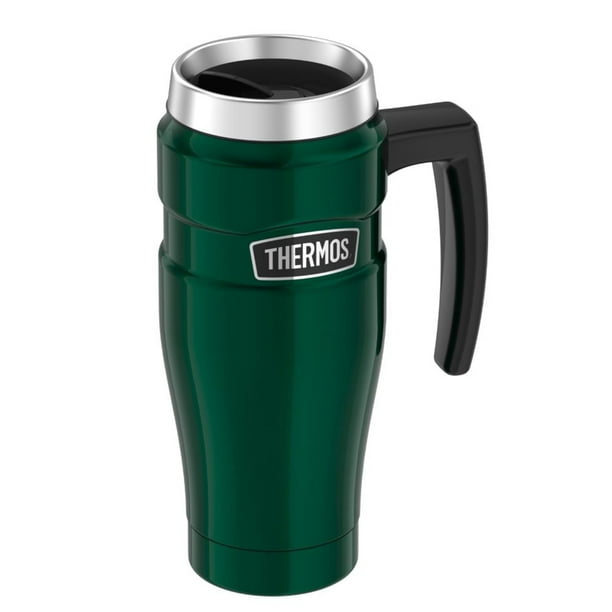 THERMOS 16OZ SS TRAVEL MUG PINE GREEN