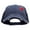 Navy, variant on Small Red Apple Patched Low Profile Special Cotton Mesh Cap - Black OSFM