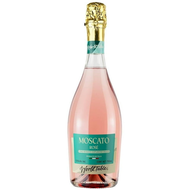 Vino Rosado World Table Moscato Espumoso Rose 750 ml