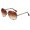 Bronze frame, variant on Fashion Sunglasses with UV400 Protection and Metal Frames for Men and Women Resin Lenses for Optimal Clarity and Style