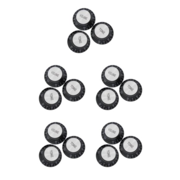 yingyy 1/2/3/5 3X Shift Knob Volume Shifter Guitar Supplies Fashionable Compact Size Instrument Accessories Musical Gear Control Knobs 5PCS