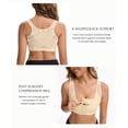 thumbnail image 3 of MANIFIQUE Surgical Bra Compression Post Surgery Bra for Women Front Closure Bra with Breast Support Band, 3 of 8