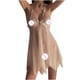 thumbnail image 4 of Señoras Sólido Lencería erótica Pijamas sexy Traje de uniforme de encaje de malla transparente Fridja nalpqowj45712, 4 of 9