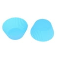 thumbnail image 3 of Taza de Muffin de silicona Sunnimix Ronda 7 cm Azul cielo, 3 of 8