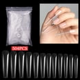 thumbnail image 3 of Milue Full Cover False Nails XXL Long Ballerina Coffin Press On Nail Nail Tips, 3 of 12