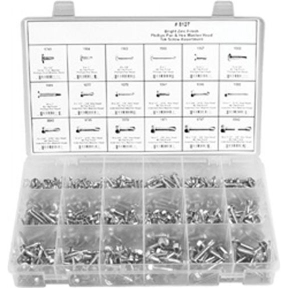 425 Pc Phillip Pan & Hex Head Tek Screw Assortment