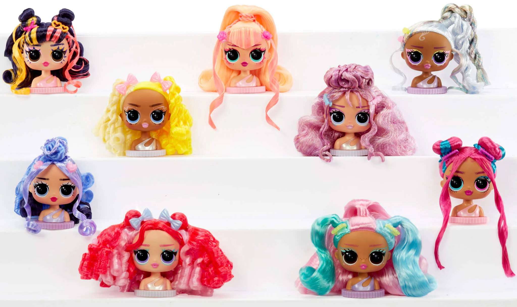 MGA Entertainment LOL Surprise Poseable Dolls with Hair Clips Pink Blue Walmart