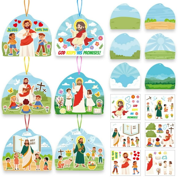 EQWLJWE Toys Gift Girls Boys,Montessori Toys,Learning Games for Kids,Easter Alien Theme Children's DIY Decoration Kit - Holiday Party Supplies Suitable for Family Events