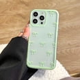 thumbnail image 2 of Case for iPhone 15/plus/pro/pro max, Clear Cute Ribbon Bowknot Pattern Aesthetic Transparent Phone Case Raised Camera Protection Stylish Slim Soft Durable TPU Protective Cover for Women Girls, 2 of 9