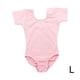 thumbnail image 4 of Jumpingount Traje de baile de Ballet elástico para niños, mono clásico con cuello redondo, ropa de baile suave, traje de leotardo Disfraces de disfraces Rosa L, 4 of 6
