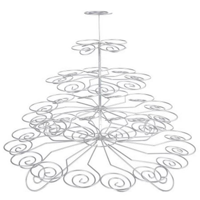 EVCO International 50178 Chromé Fonctionne avec un Support à Gâteau à 5 Niveaux