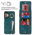 thumbnail image 3 of Nalacover for Samsung A14 5G, Wallet with RFID Credit Card Holder and Zipper Pocket,Drop Protection Flip Cover Ring Holder Kickstand with Double Magnetic Clasp for Samsung Galaxy A14 5G, Blue, 3 of 12