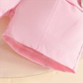 thumbnail image 5 of TOWED22 Baby Toddler Girl Adorable Summer Sets 2 Piece Sleeveless Tank Shirts and Shorts Sweet Casual Clothes(Pink,18-24 M), 5 of 9