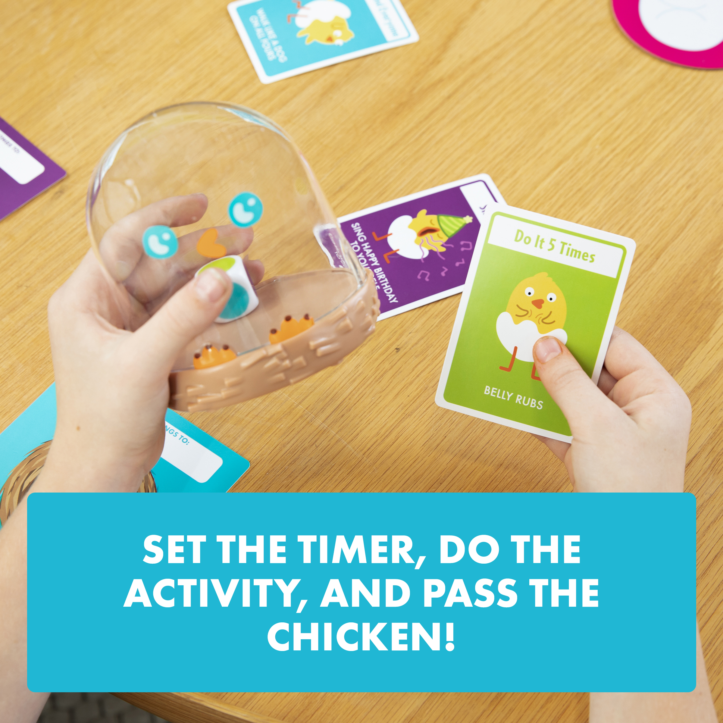Exploding Kittens Hurry Up Chicken Butt Party Game photo 2