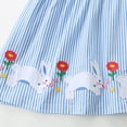 thumbnail image 7 of PRfgtbd Toddler Girl Dress Girls Summer Dresses Easter Cartoon Applique Short Sleeve Casual T-Shirt Dress Kids Sundress Party Daily Wear Stylish Dresses, 7 of 7