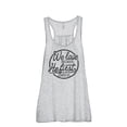 thumbnail image 1 of We Love Because He First Loved Us Women's Fashion Sleeveless Flowy Racerback Tank Top Sport Grey Med, 1 of 5