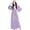 Purple, variant on XMMSWDLA Womens Long Robe Soft Warm Fleece Plush Bathrobe Ladies Sleepwear Pajamas Housecoat Nightgown Bathrobes for Women