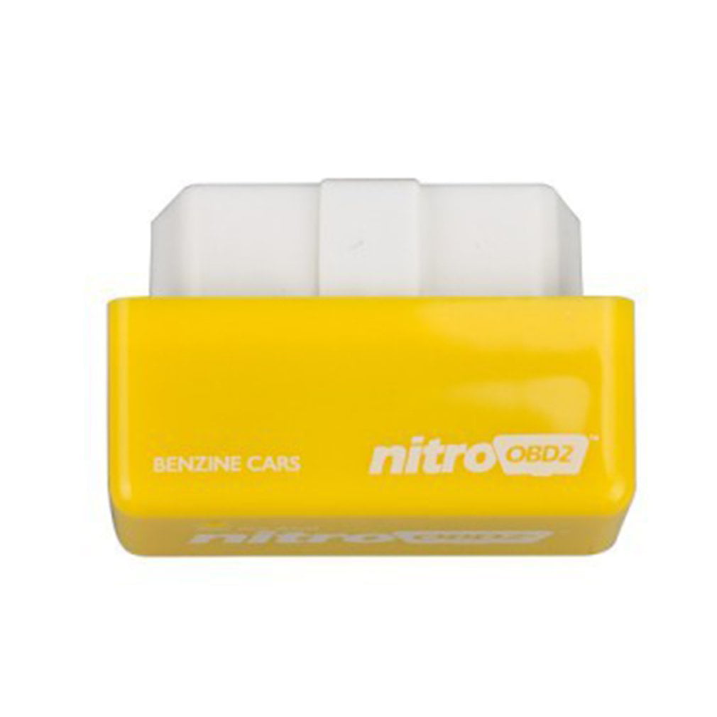 1x Car Yellow Pro OBD2 Performance Tuning Chip Box Saver Gas/Petrol Plug & Drive 