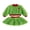 Green, variant on RUINIXCW Toddler Baby Girl Christmas Outfit Infant Baby Girls Warm Fall Winter Ugly Xmas Clothes Green Plush Mock Neck Shinny Heart Sweatshirt Skirt 2 Pcs Set