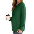 thumbnail image 5 of Fantaslook Crewneck Sweatshirts for Women Casual Long Sleeve Shirts Tunic Tops Pullover with Pocket, 5 of 8