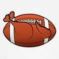 thumbnail image 3 of CafePress - Turkey Football Baseball Jersey - Kids Cotton Baseball Jersey, 3/4 Sleeve Shirt, 3 of 4