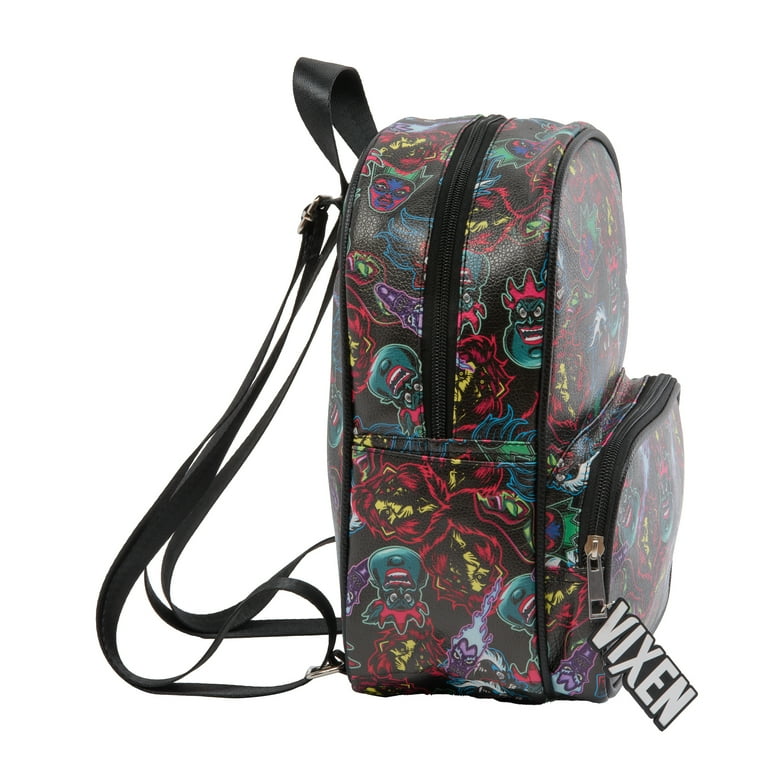 Loungefly Disney Villains Print deals Faux Leather Backpack