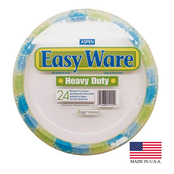Aspen Products 15114 PE 10 in. Easyware Coated Paper Plate Case of