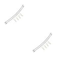 thumbnail image 2 of maskred Anti-lost Car Shell Rope With High Hardness And Strength Metal Clip R Pin Rod Convenient To black 1:10 2Set, 2 of 6