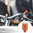 thumbnail image 2 of 2uds M8x1.25 Moto Izquierdo Lado Espejo Agujero Tapones Tornillos Naranja, 2 of 7