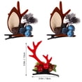 thumbnail image 2 of Minkissy 2 Pairs Reindeer Barrettes Hair Accessory Assorted Color Photography Props, 2 of 8