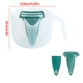 thumbnail image 2 of HengDidi Multi-Purpose Mixing Bowl with Spout & Measurement Marks - Non-Slip Grip, Oil Separator Design for Baking, Soup, Salad, Durable (13.6x10.2cm), 2 of 5