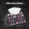 thumbnail image 5 of Pofeuu Breast Cancer Awareness1 Print Tissue Box Cover, Modern Decorative PU Leather Rectangular Tissue Box Case Organizer Holder for Vanity Countertop, Night Stands, Livingroom, 5 of 7