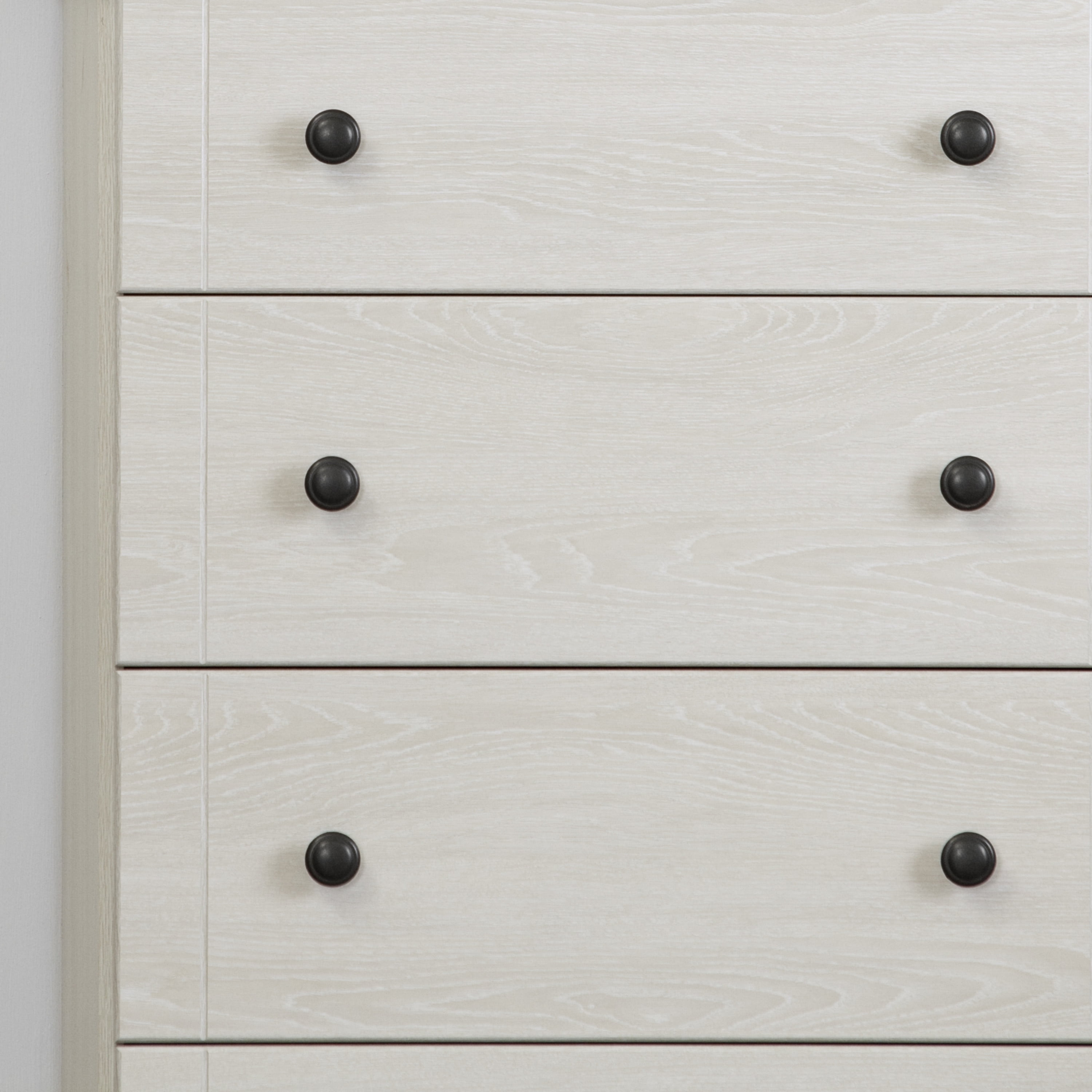 South Shore Lilak Coastal 5-Drawers Dresser Winter Oak