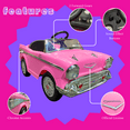 Kid Motorz Chevy Bel Air 12Volt BatteryPowered RideOn, Pink
