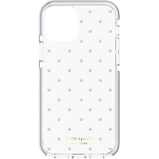 Kate Spade Hardshell Case for iPhone 12 Pro Max - Pin Dot Gems/Lilac Purple  
