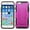 Hot Pink/Black-Rubberized, variant on MyBat Rubberized Armor Kickstand Hybrid Case For Apple iPhone 6, 6s - Pink/Black
