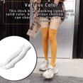thumbnail image 4 of Calcetines de invierno hasta el muslo Sonducket Térmicos Blanco 1 Par, 4 of 6
