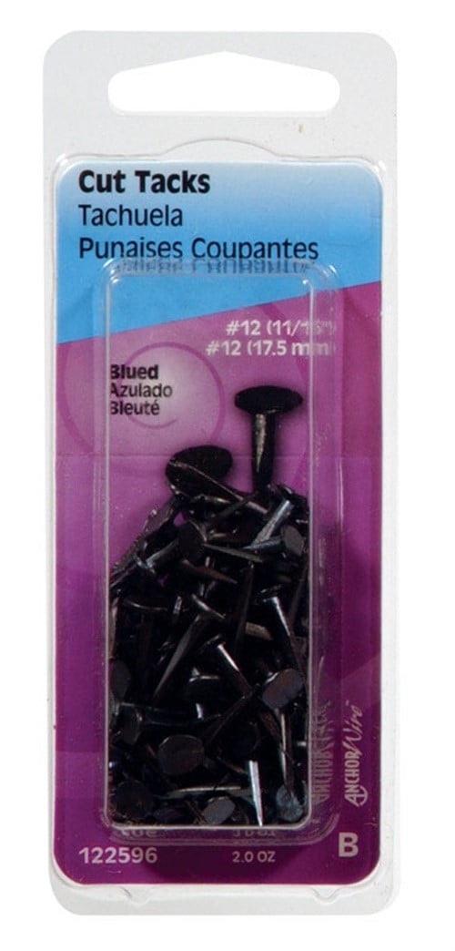 Hillman Carpet Tacks 11/16 " No. 12 Blue Viewpack 2 Oz Pack of 6