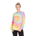 thumbnail image 6 of DARESAY Tie Dye Style Long Sleeve T-Shirt Men Women - Fun, Multi Color Tops, 6 of 6